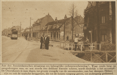 870457 Afbeelding van het dempen van het deel van de Otterstroom langs het begin van de Amsterdamsestraatweg te Utrecht.